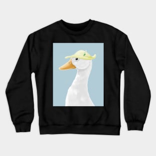 Duck with a Hat Crewneck Sweatshirt